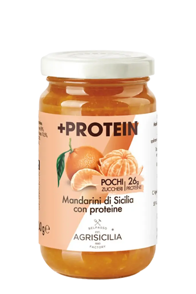 Preparazione di Mandarini di Sicilia con Proteine