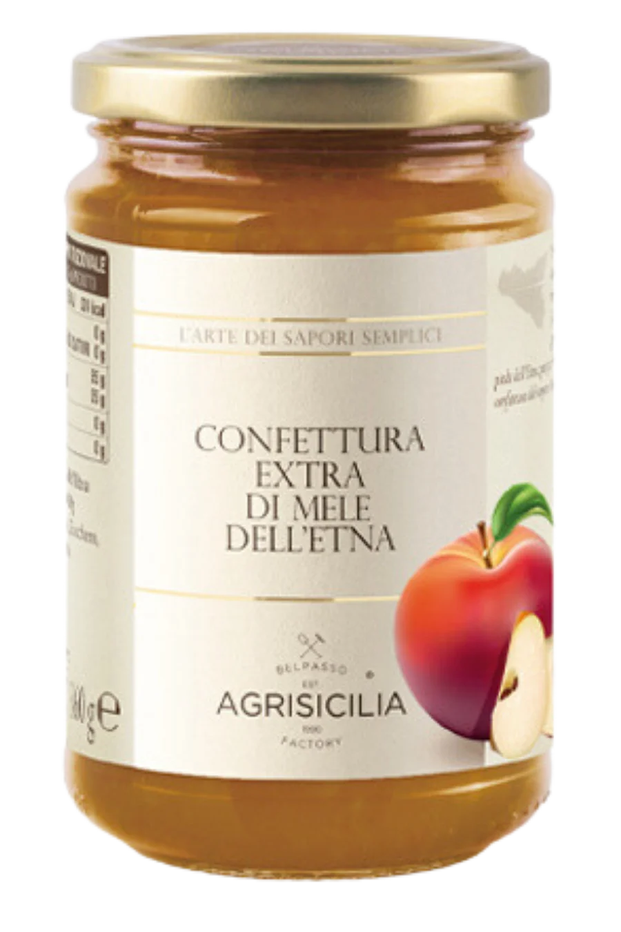 AGRISICILIA extra apple jam from Etna