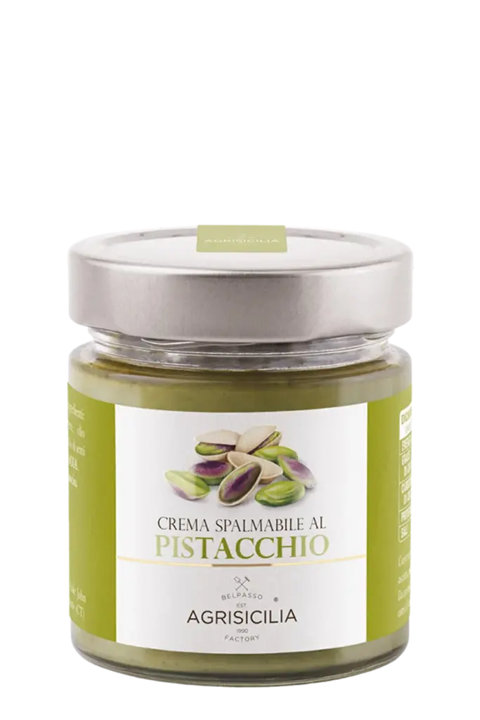 Jar of AGRISICILIA Pistachio Spreadable Cream