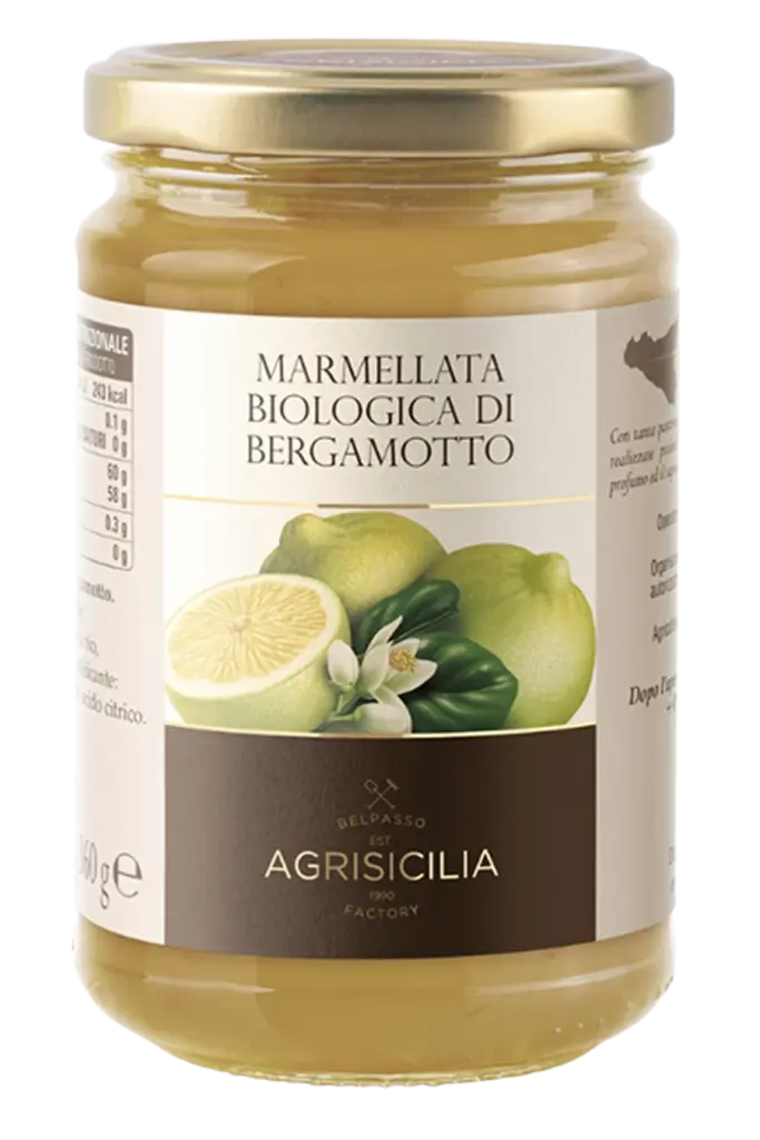 jar of organic Bergamot Marmalade