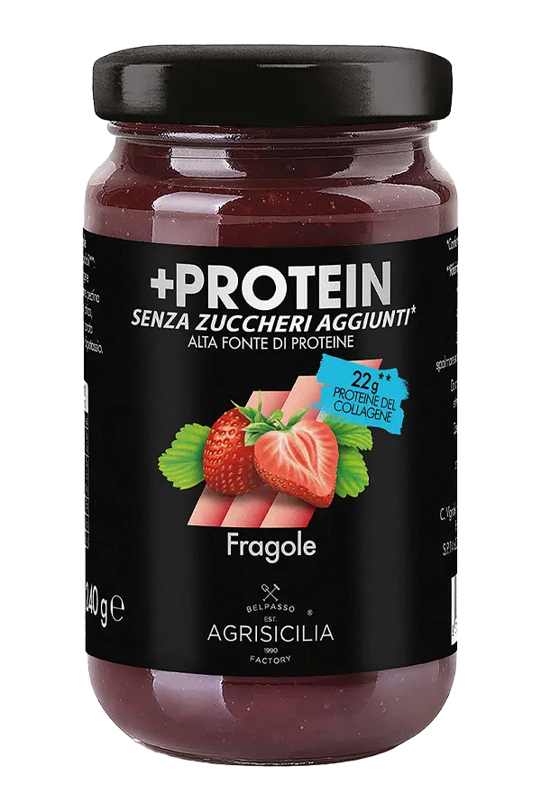 Preparazione alle Fragole con Proteine senza zuccheri