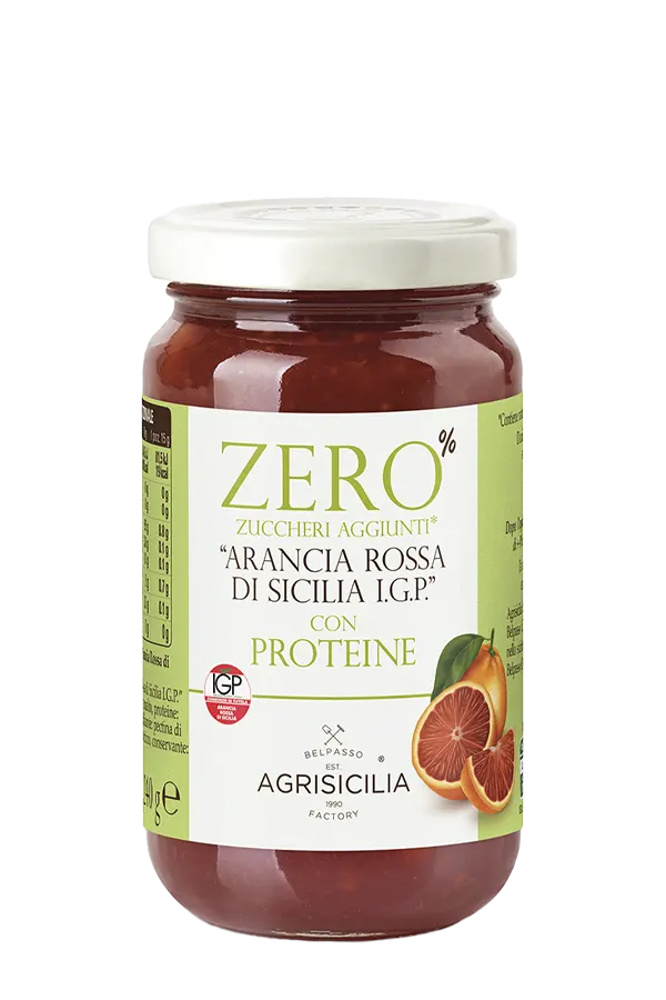Arancia Rossa di Sicilia I.G.P. – Zero zuccheri con proteine