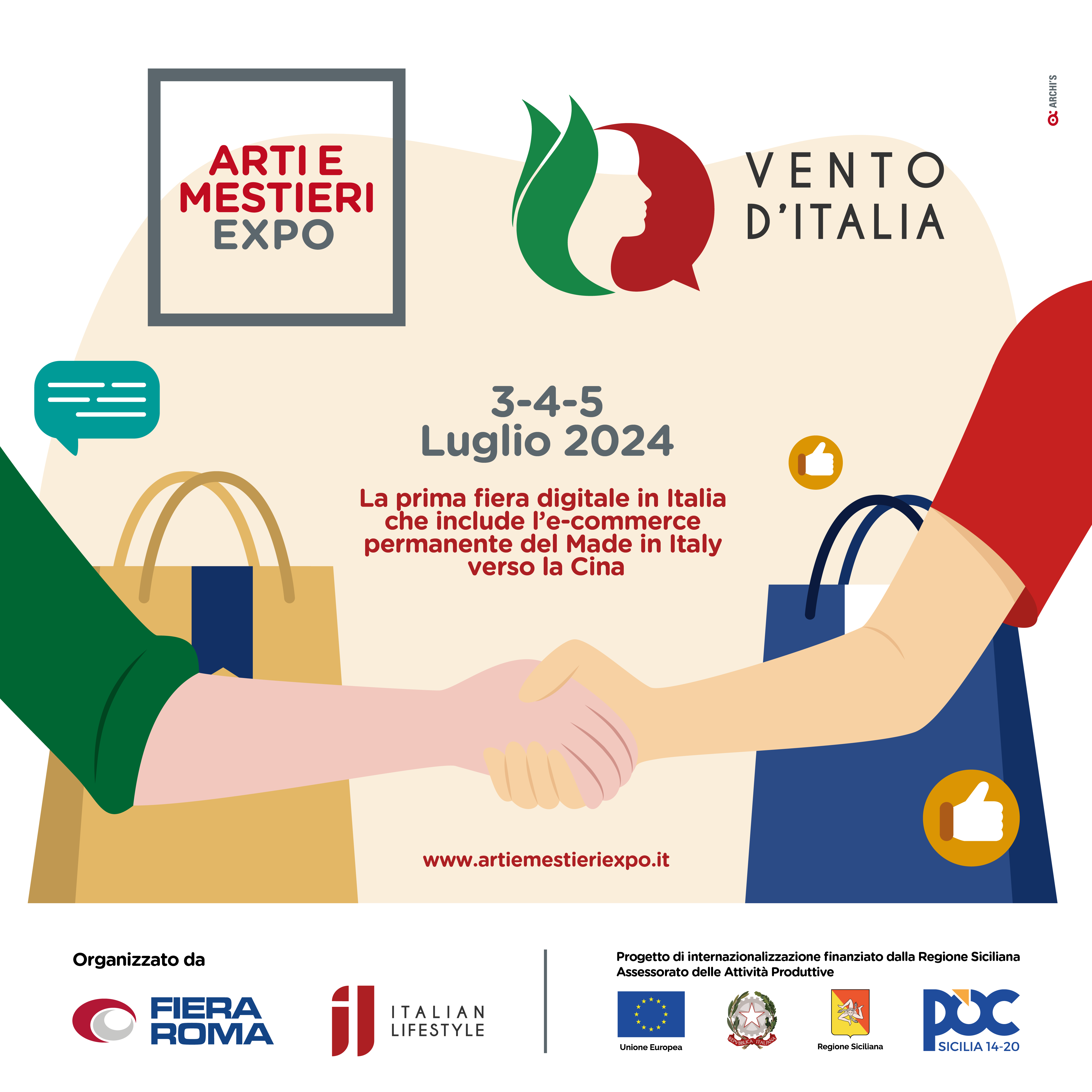 Arts and Crafts Expo – Wind of Italy